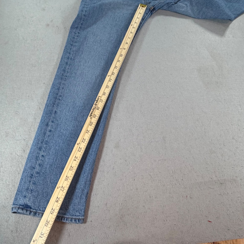 Levi's 501 Original Fit Jeans Mens 28x30 Medium Wash Button Fly Straight - Picture 12 of 12